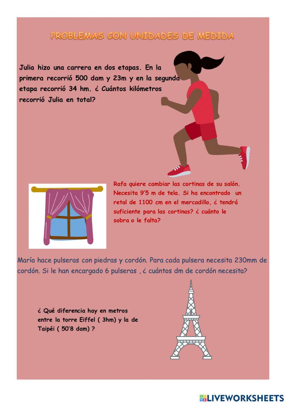 Problemas con unidades de longitud