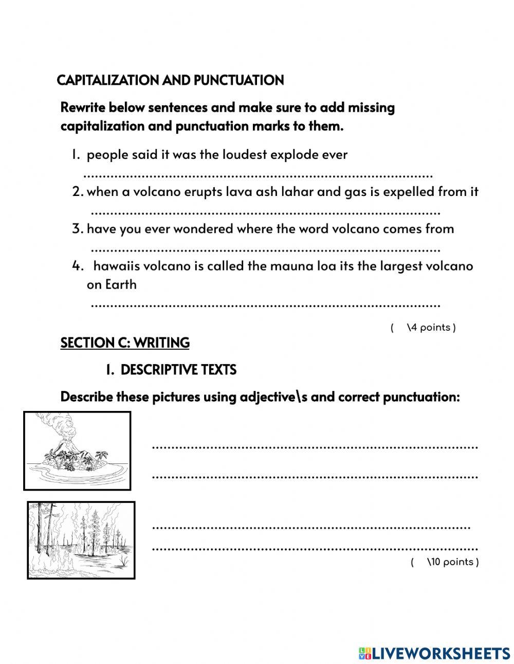 English-term two- practical test 3