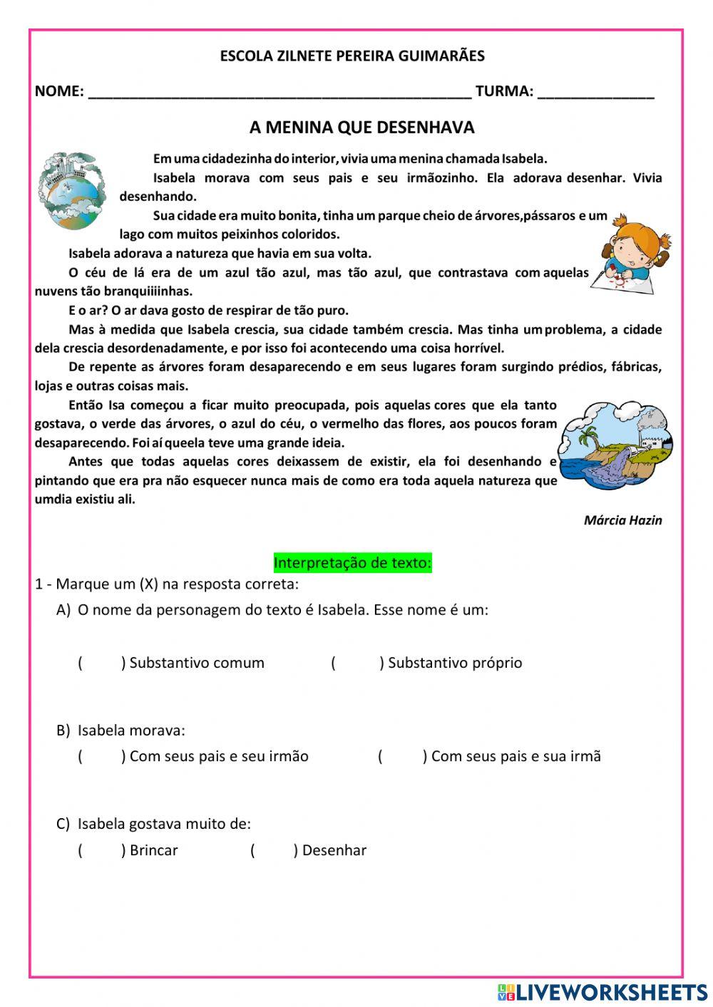 Interpretação de Texto