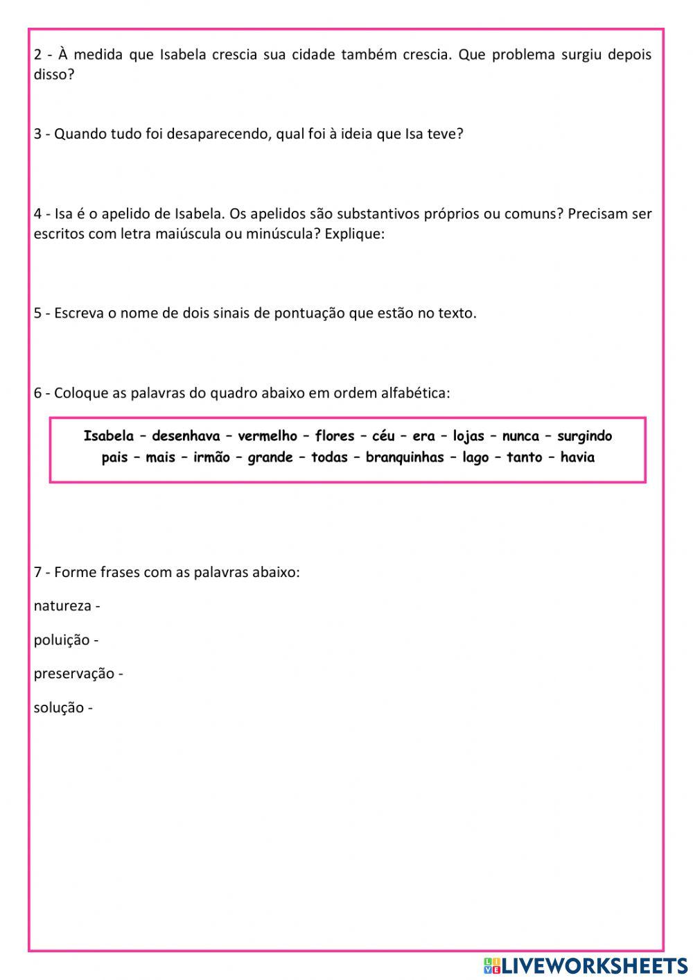 Interpretação de Texto