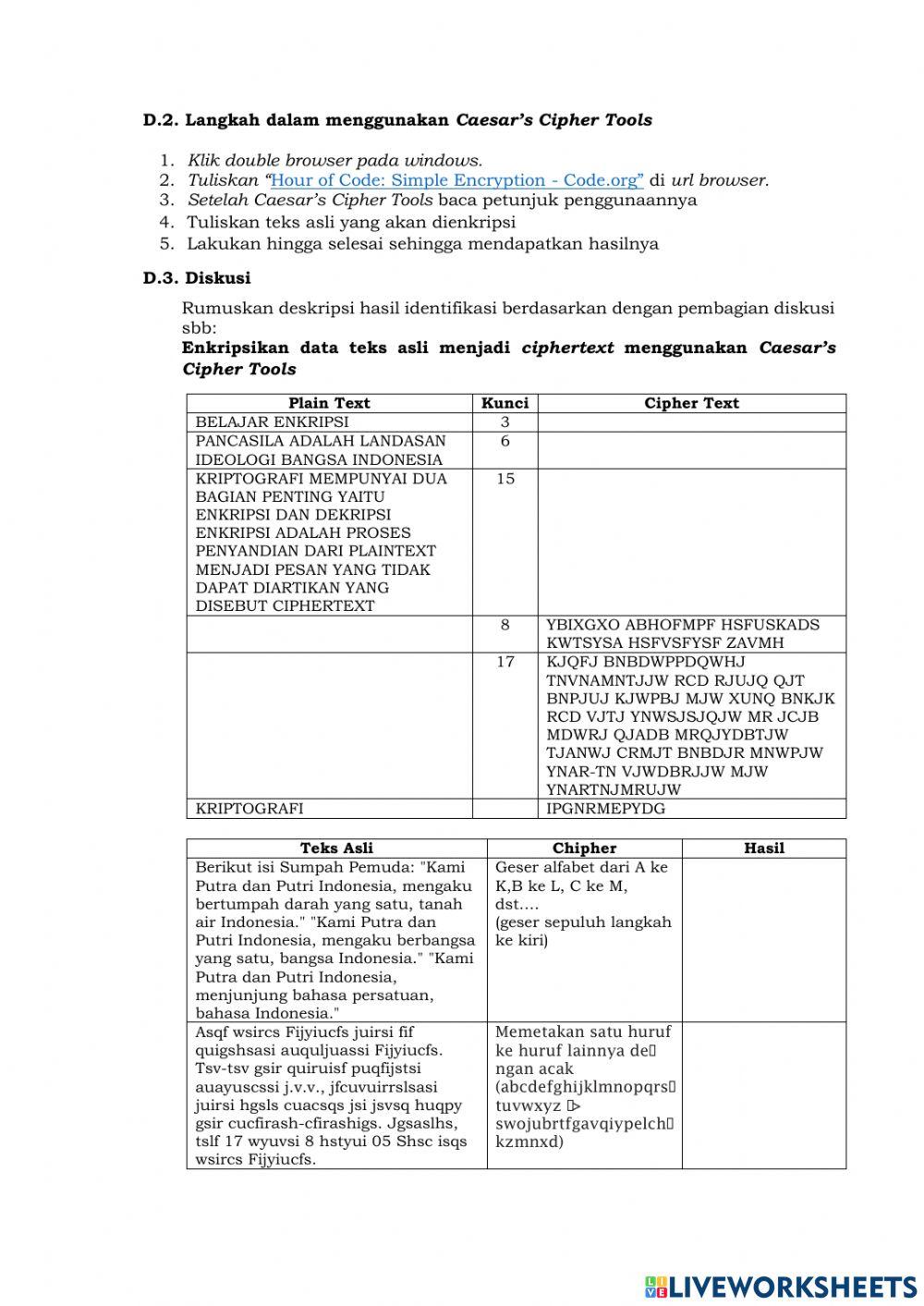 TUGAS JKI ENKRIPSI CHAESAR CHIPER
