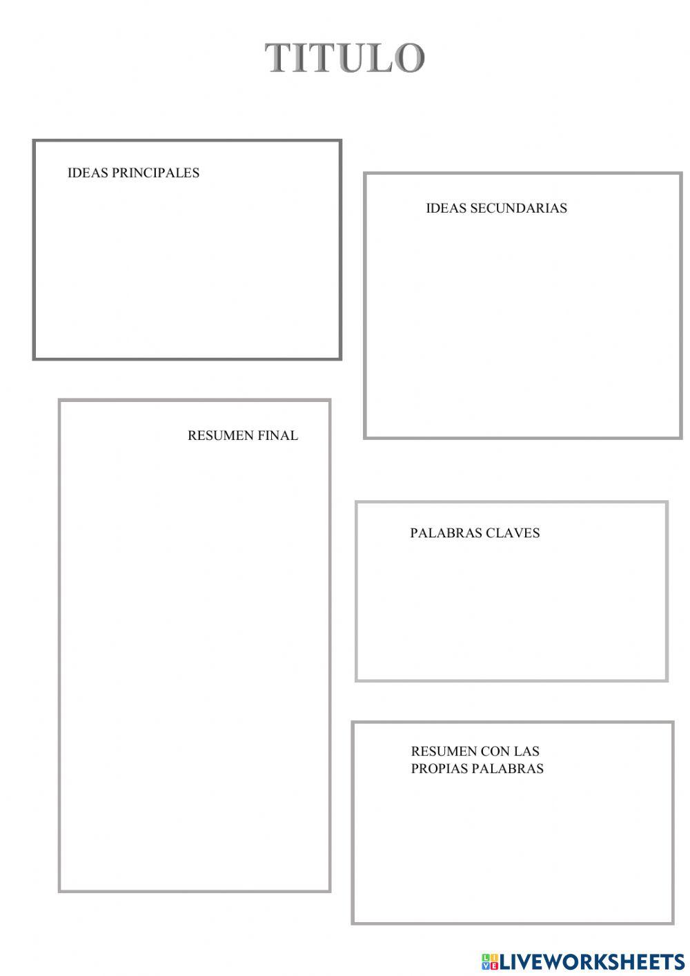 Fichas para crear resúmenes