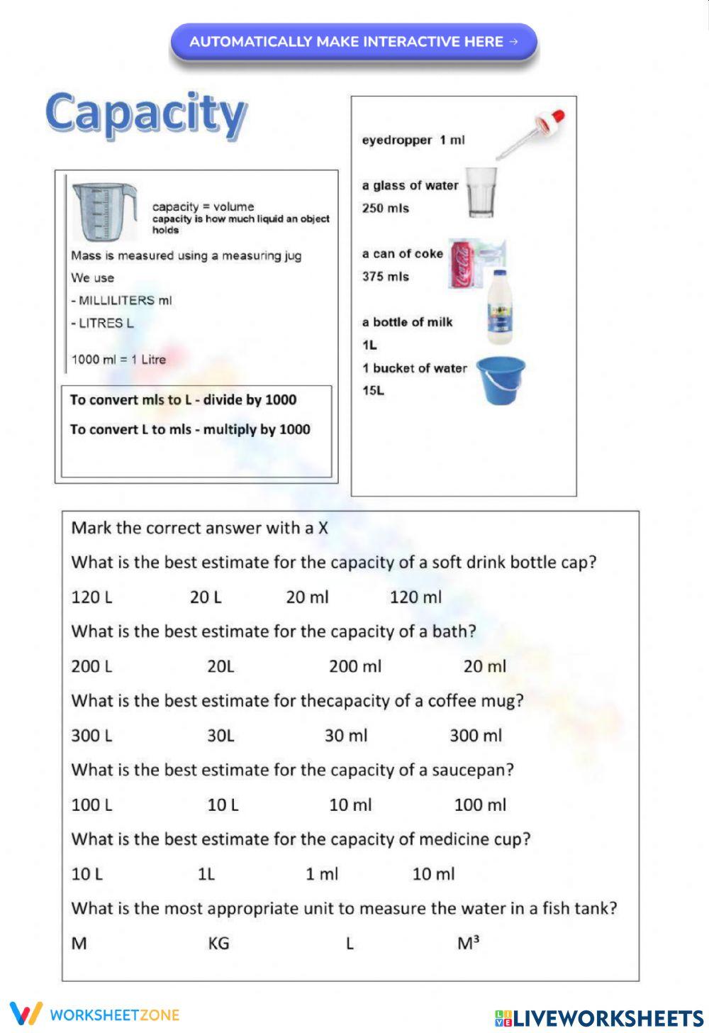 capacity-set-1-interactive-worksheet-live-worksheets
