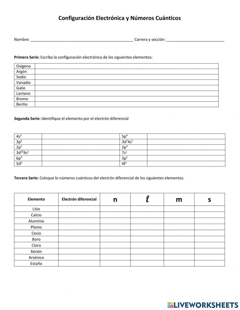 Configuración electrónica