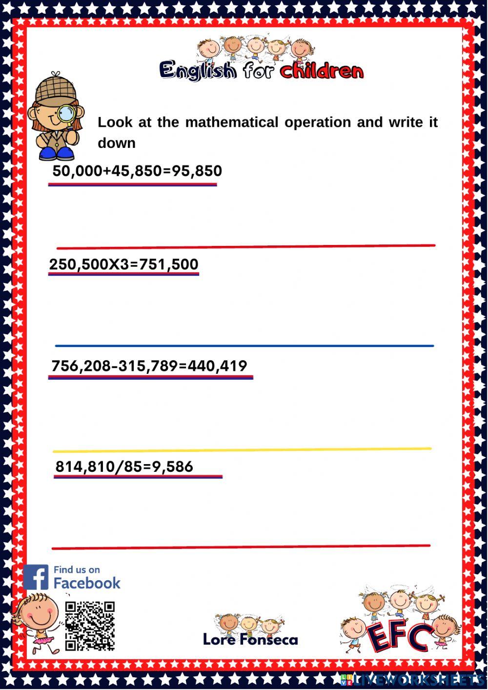 Cardinal numbers 6 digits efc lore fonseca