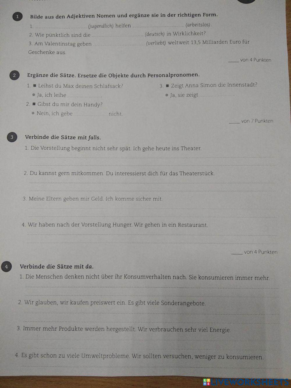 Freundschaften. Einkaufen