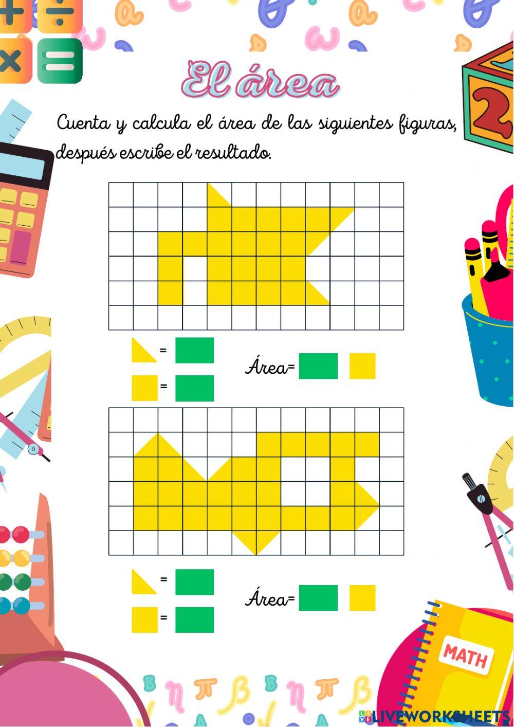 Área y perímetro de figuras geométricas