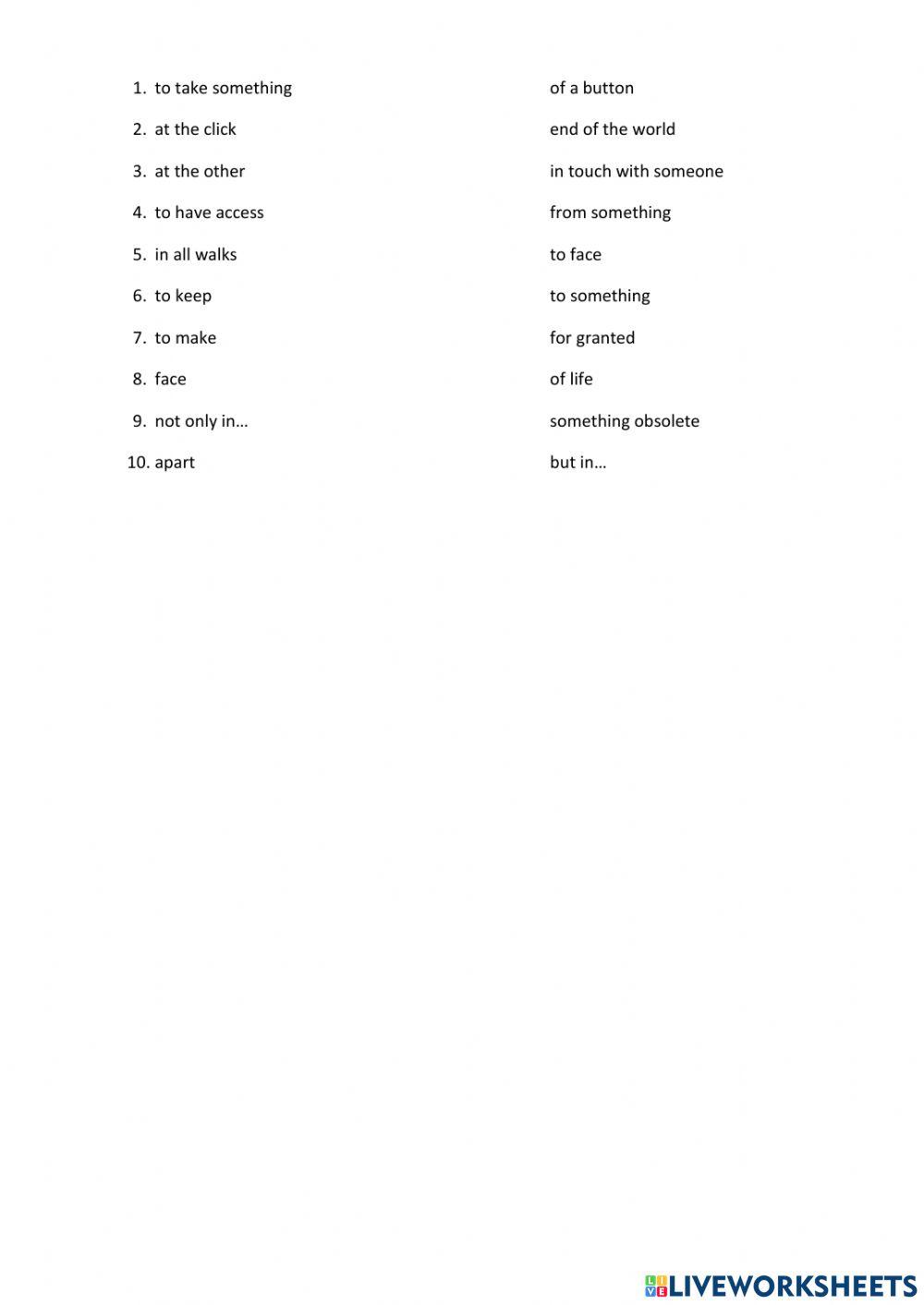 Computers and the internet