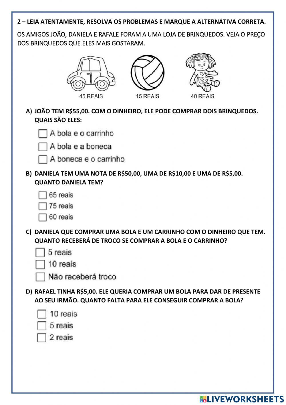 Adição e Subtração