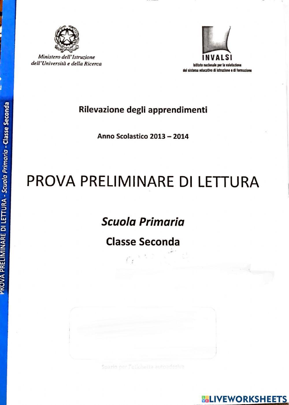 Invalsi lettura
