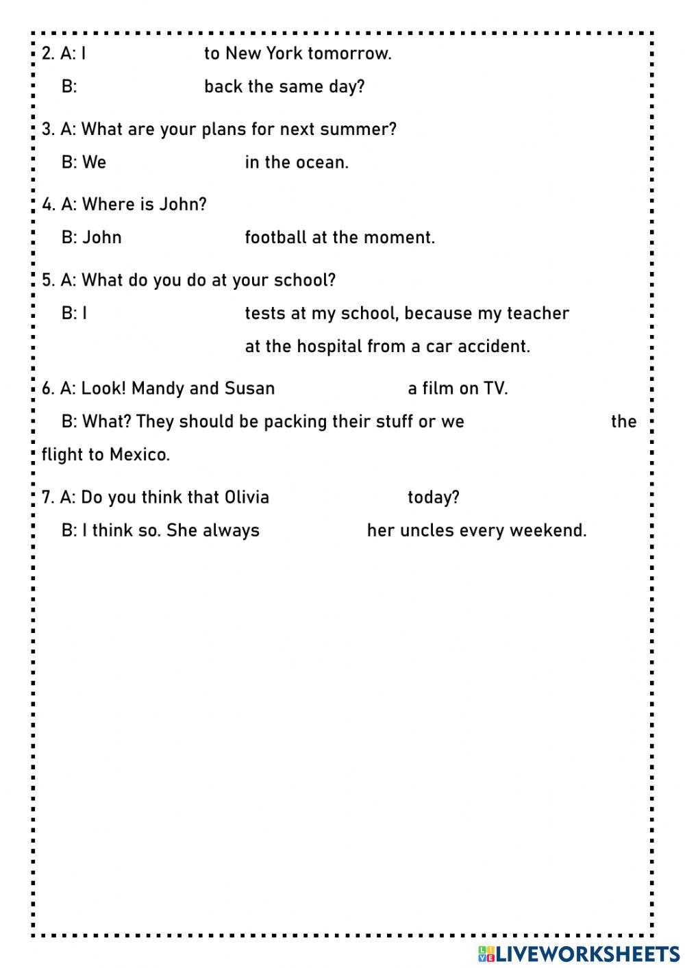 Future - Be going to