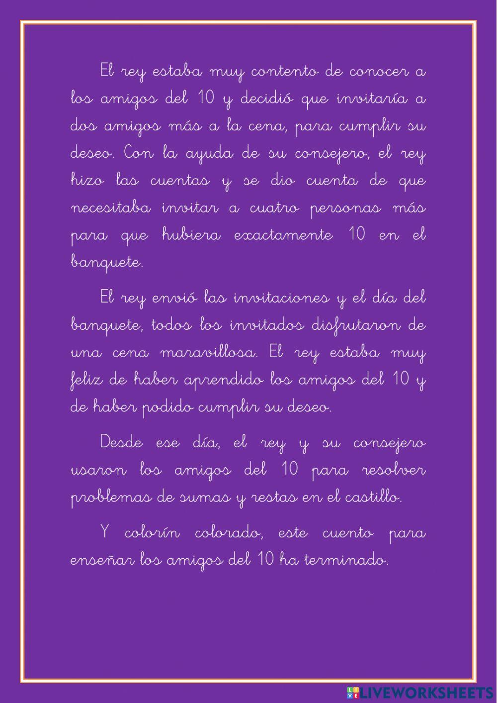 Cuento: un banquete muy especial