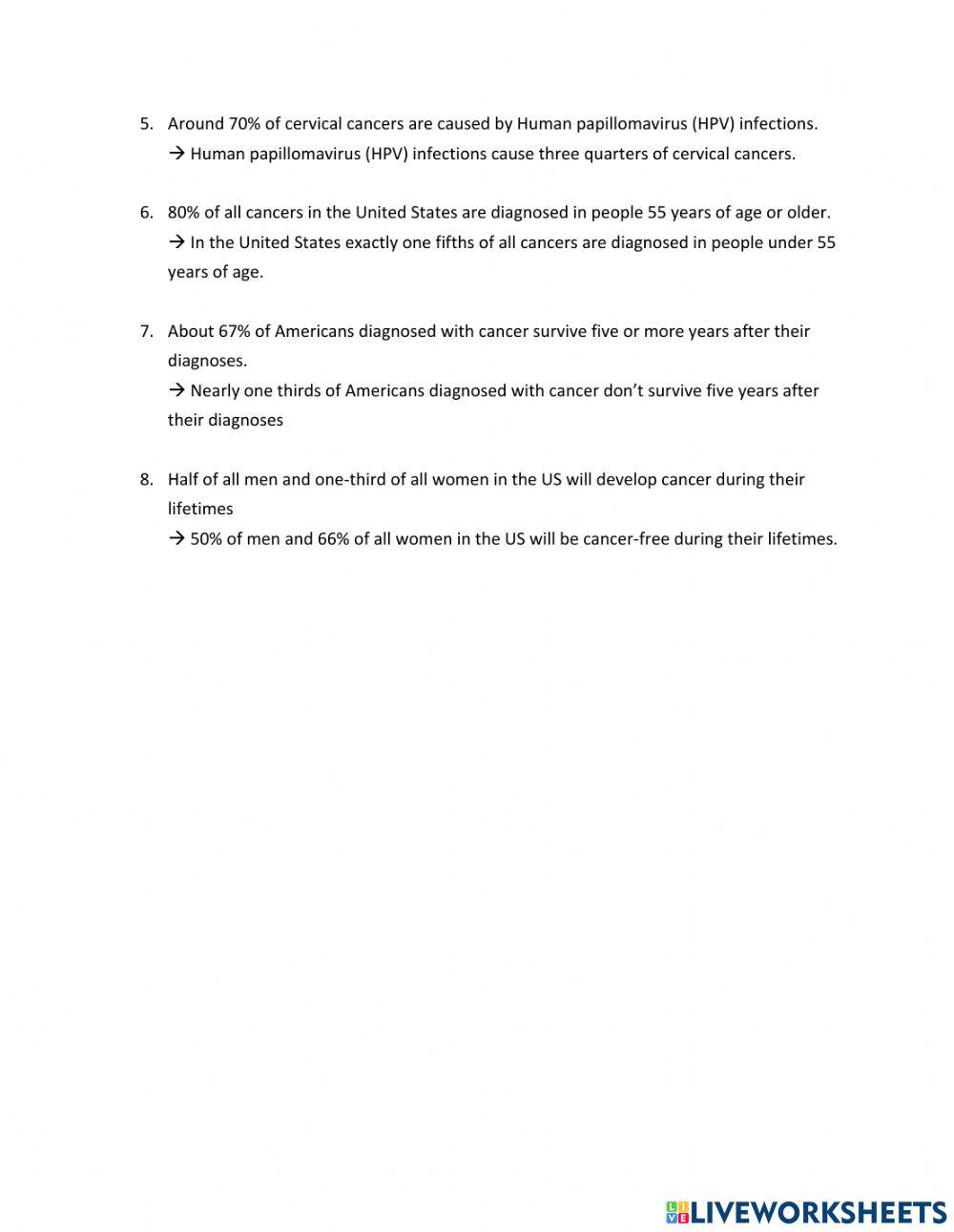 TRS6 - Biology (2) - Number comprehension
