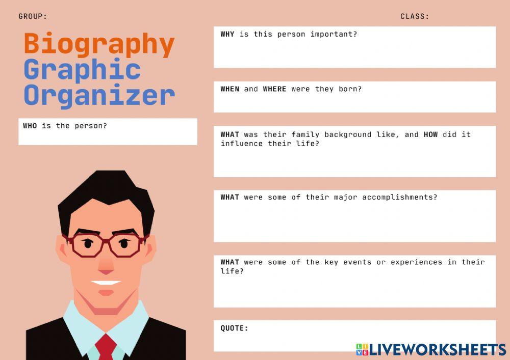 Biography Graphic Organizer