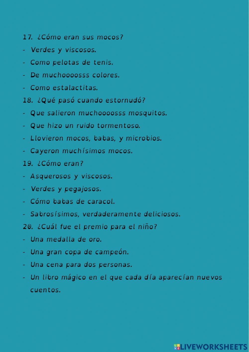 El moco más rico del mundo