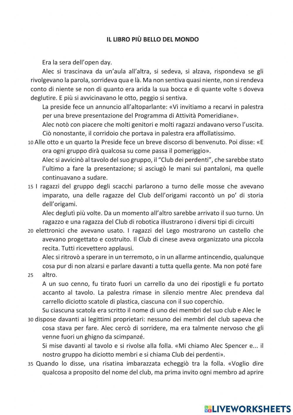 Prova Invalsi anno 2021-22 prima parte