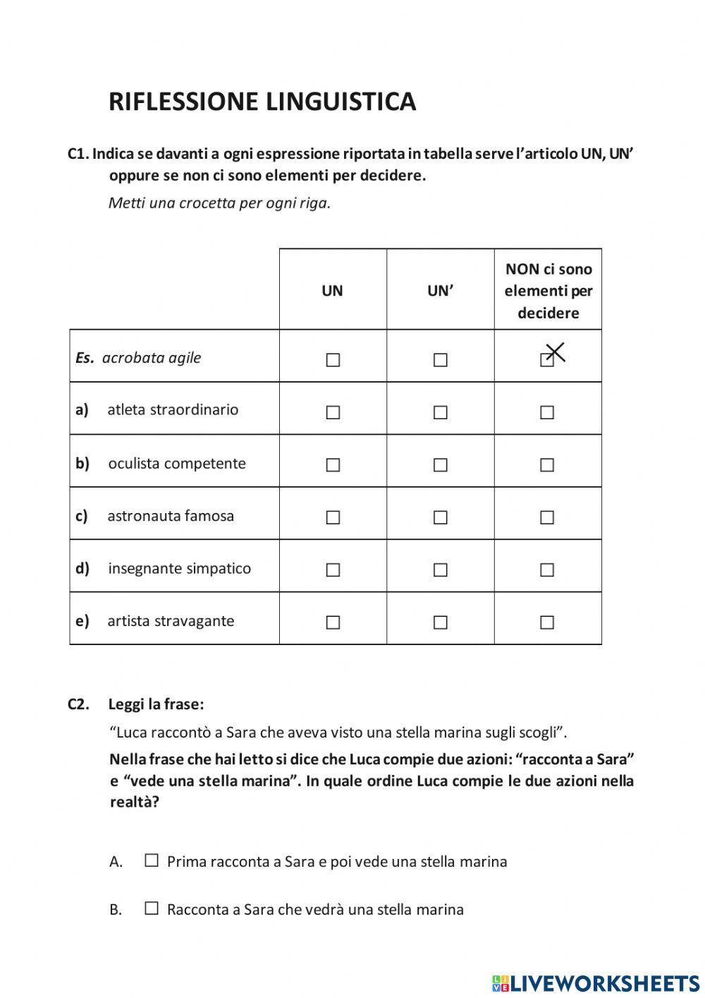 Prova Invalsi anno 2021-22 terza parte