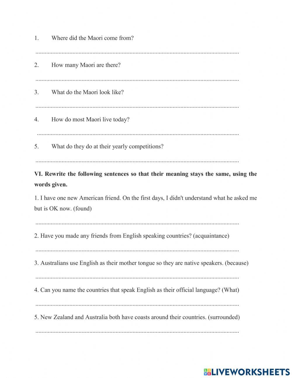 Practice test - UNIT 8 - TEST 2