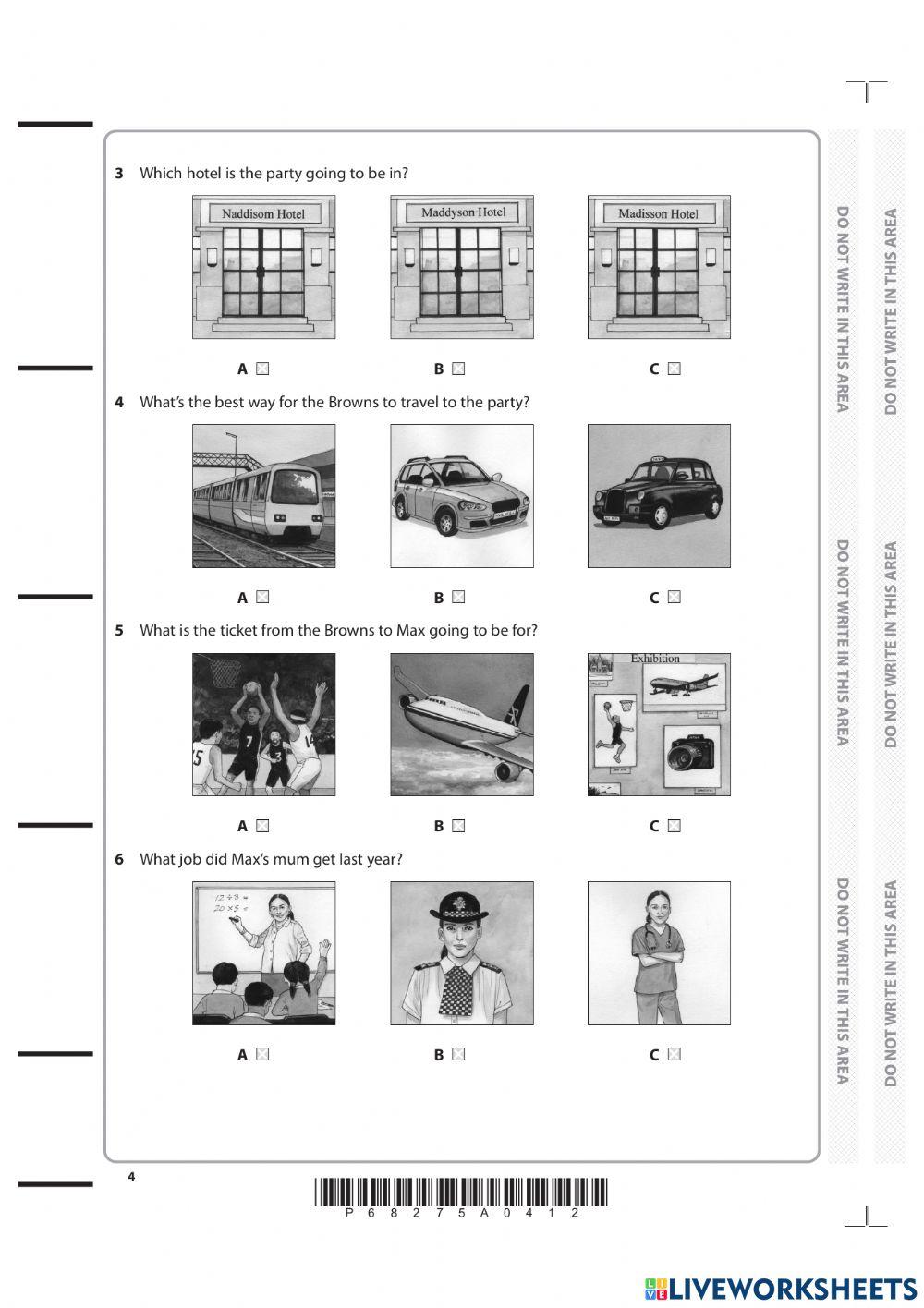 PTE Young Learners l Quickmarch l December 2020