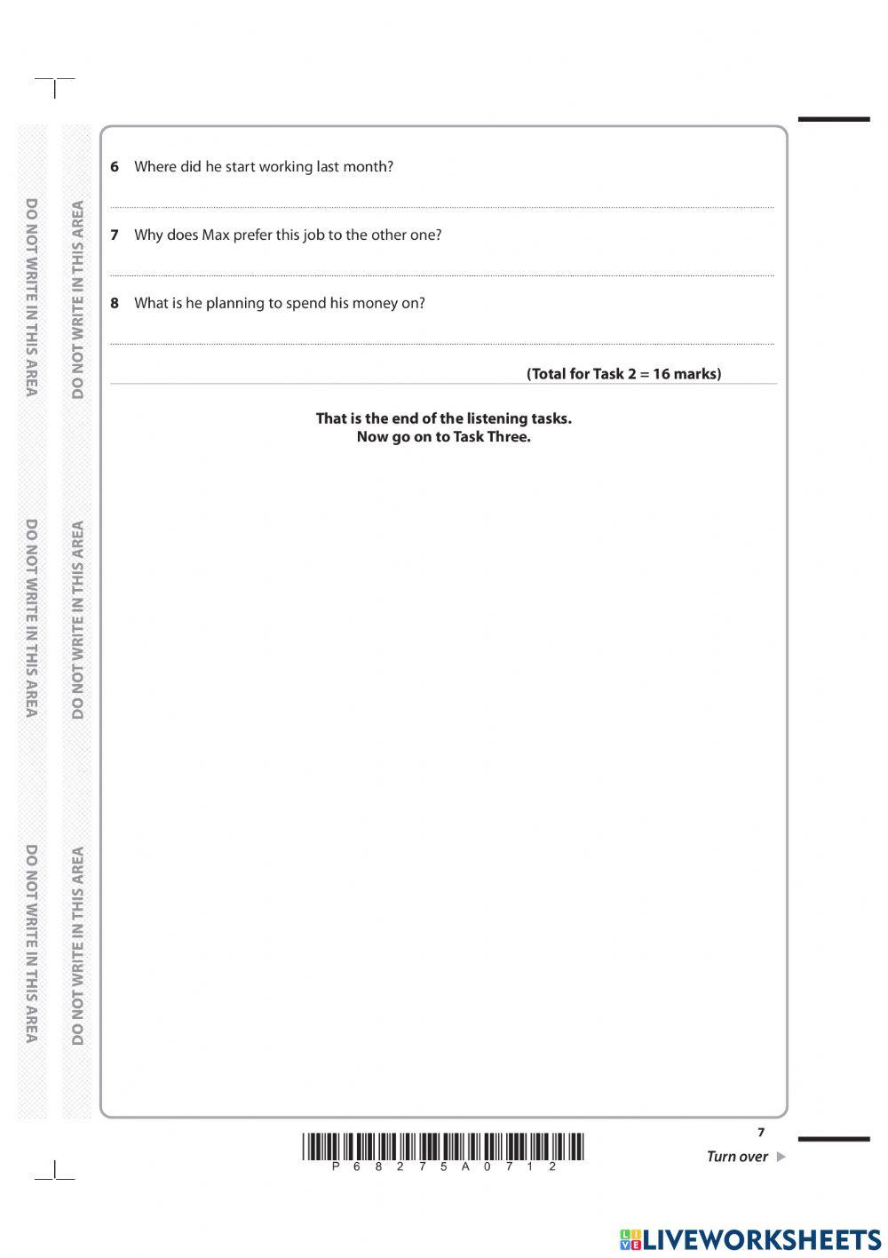 PTE Young Learners l Quickmarch l December 2020