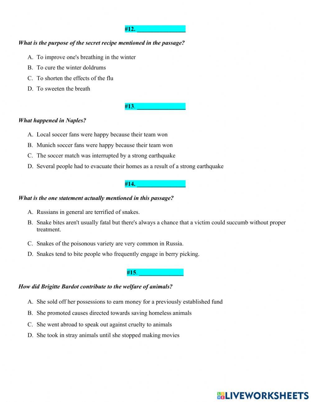 Listening marathon-part I