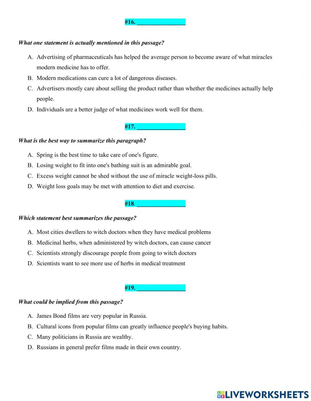 Listening marathon-part I