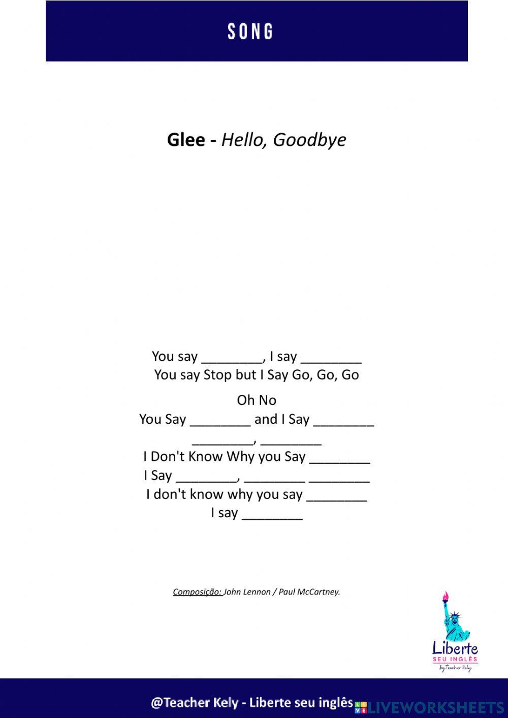 SONG-Hello,Goodbye