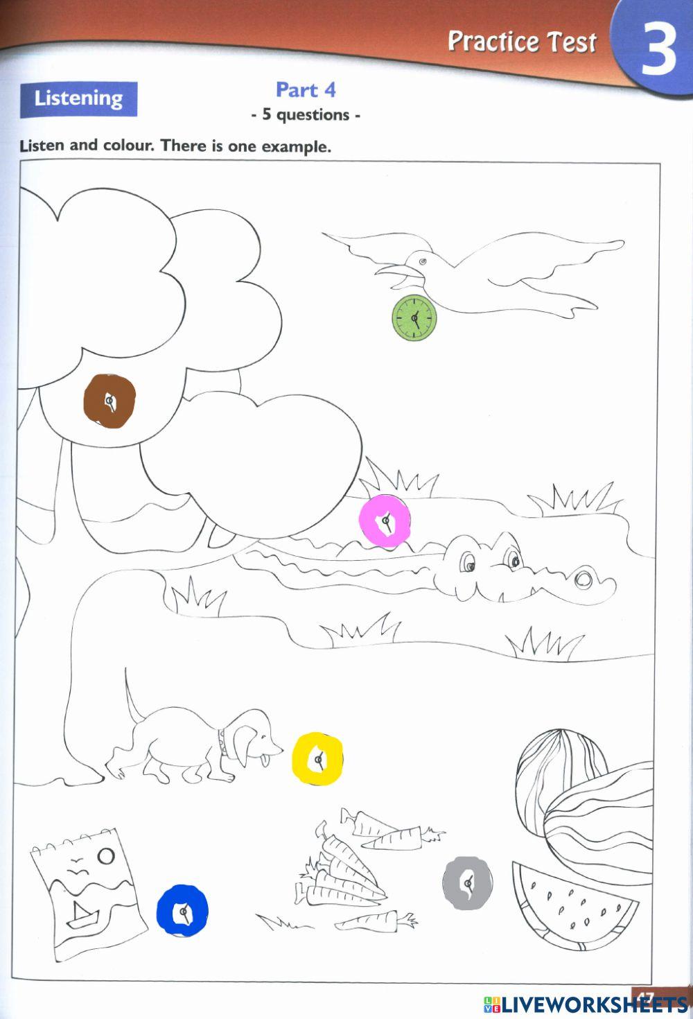 Where is the clock? - speaking