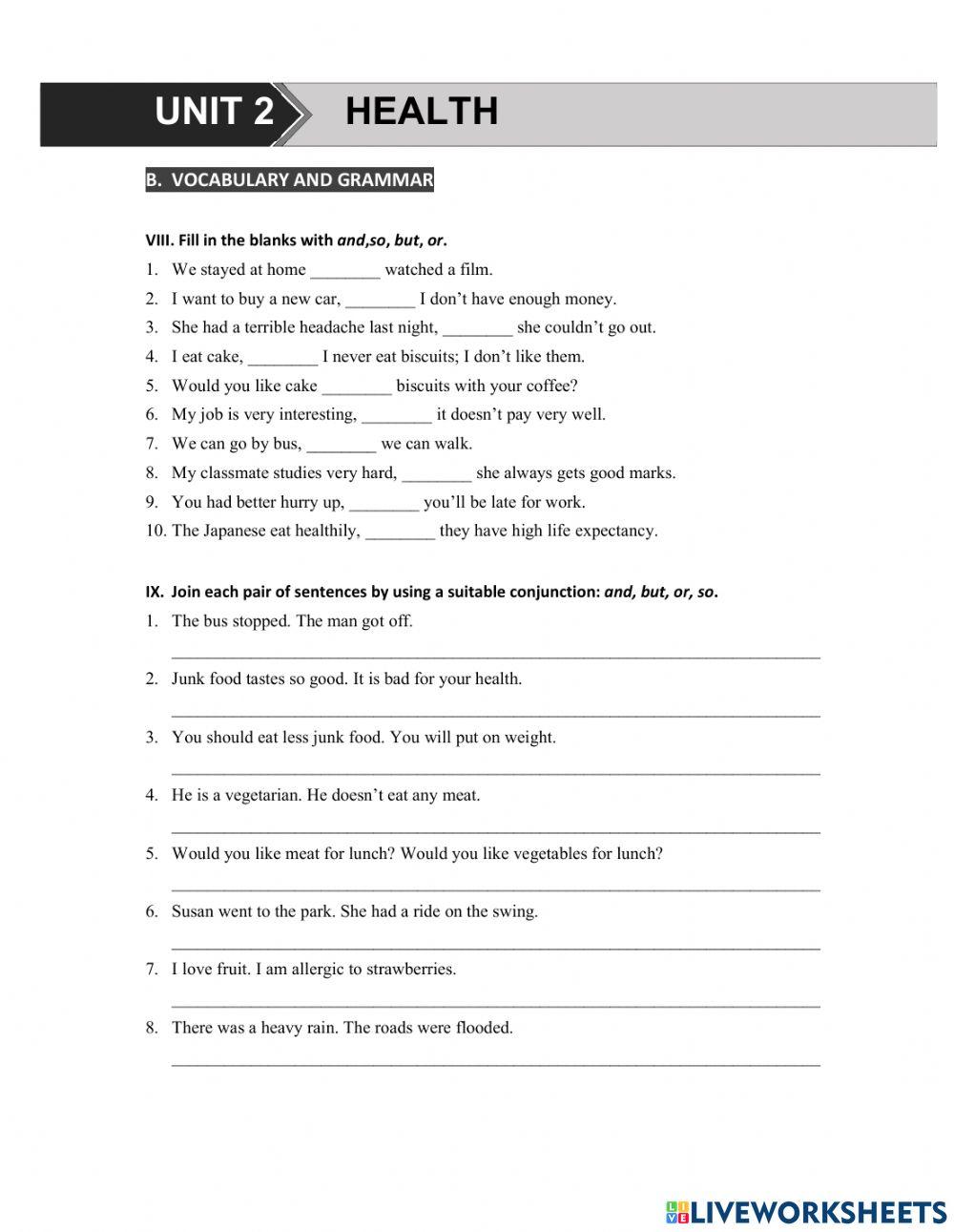 G7 U2 MLH Compound Sentences
