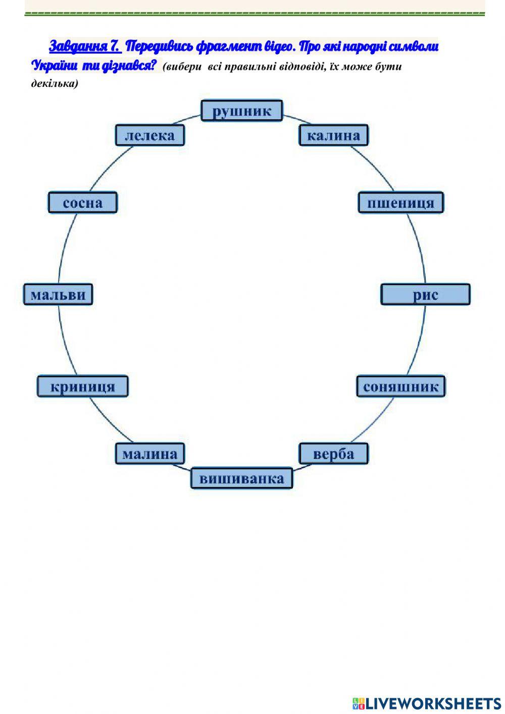 «Майстерність без меж» Веб Сервіс LiveWorksheets
