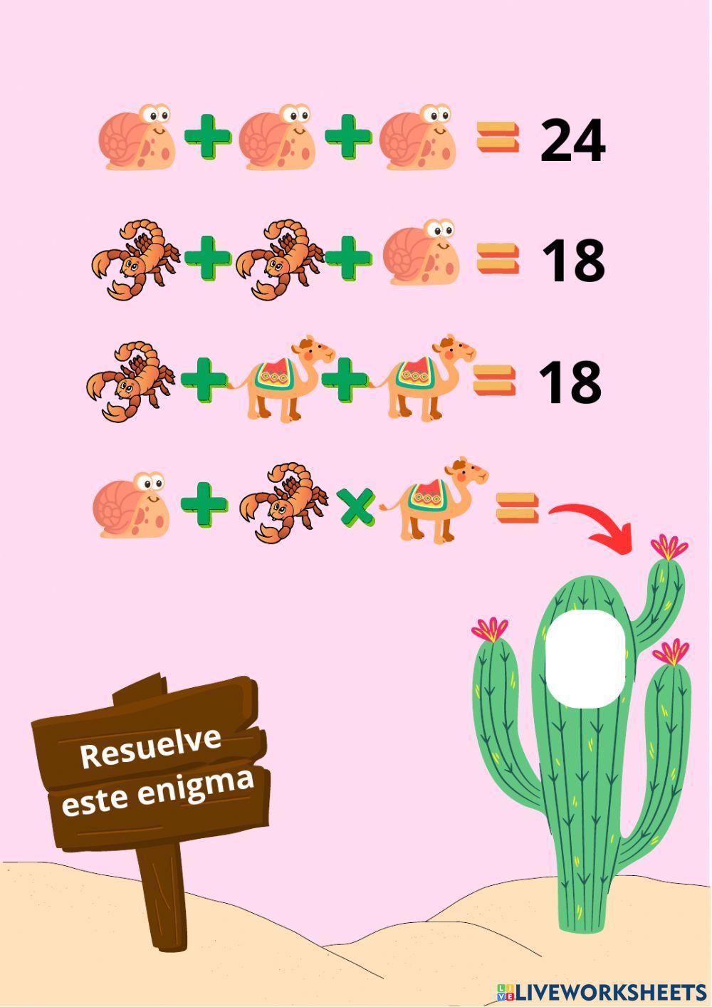 Ficha 1: Divisiones y enigma