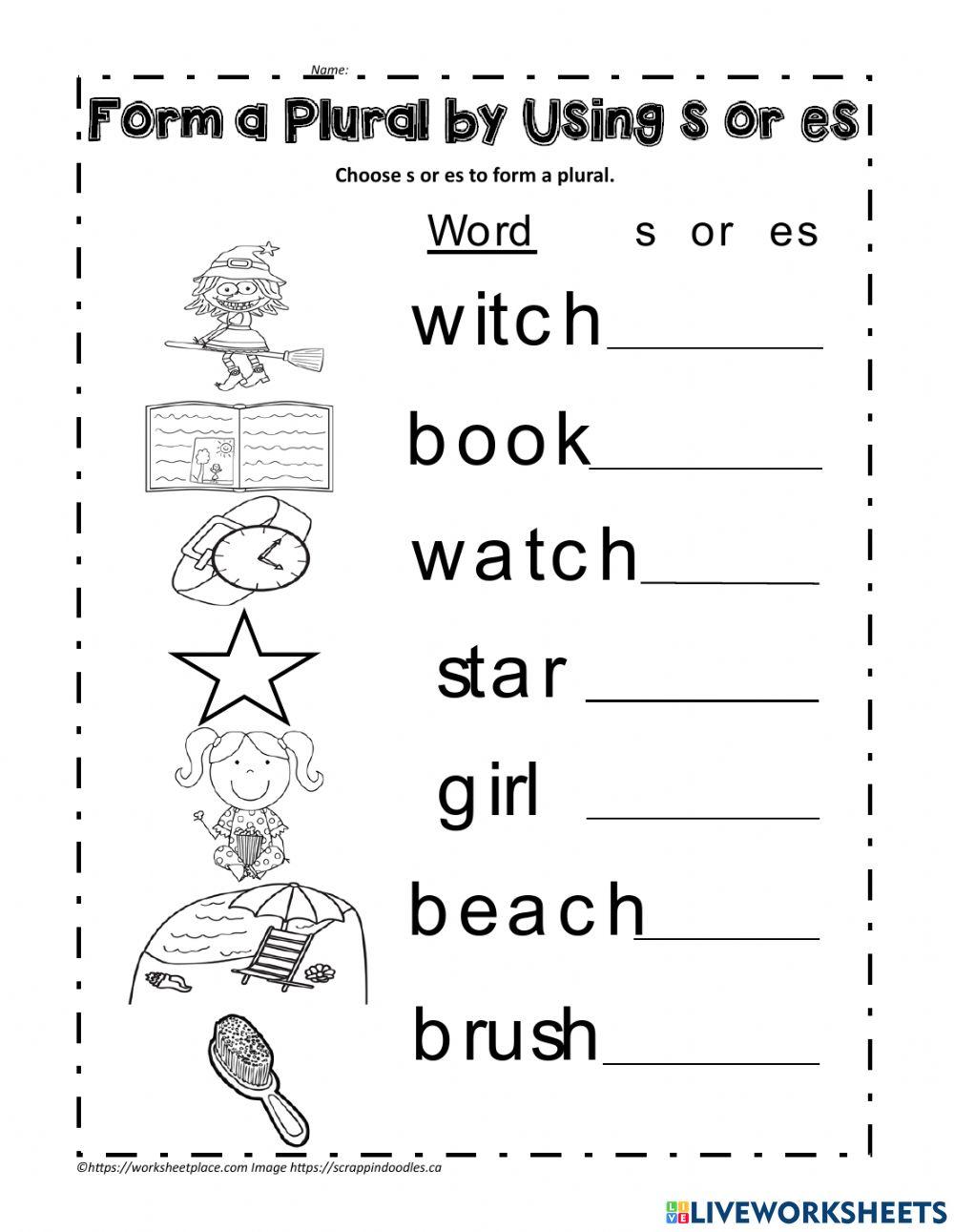 Adding S And Es Ks1