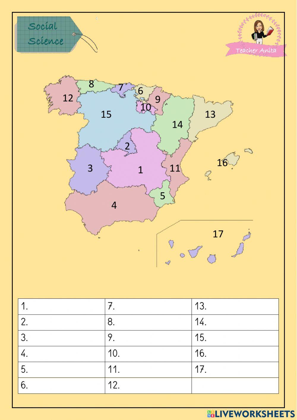Comunidades autónomas