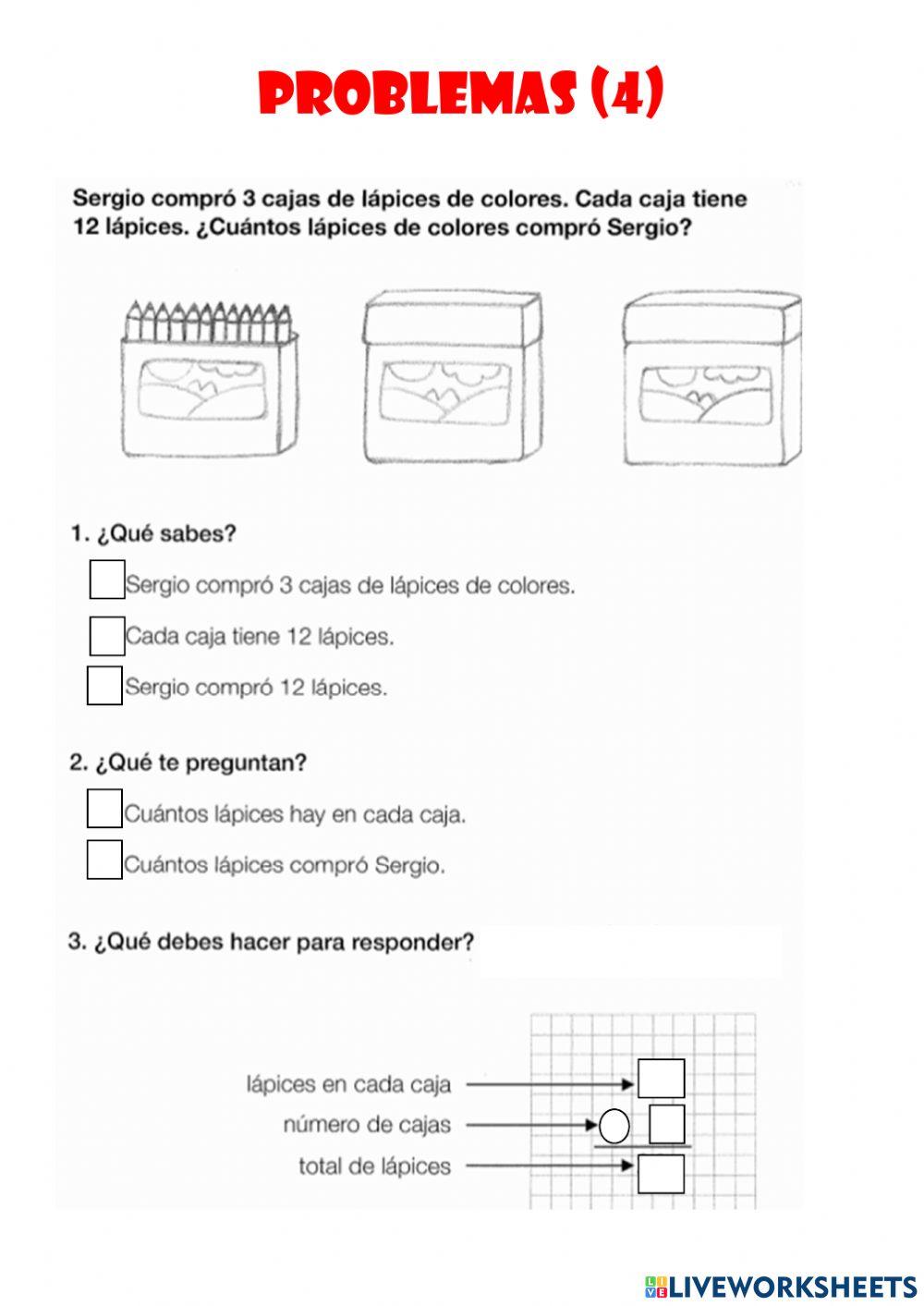 Problemas multiplicar