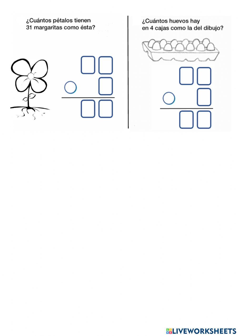 Problemas multiplicar
