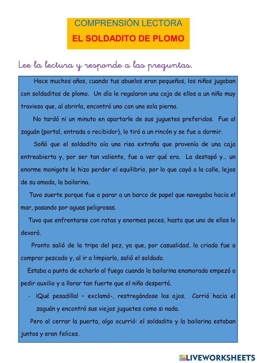 El soldadito de plomo