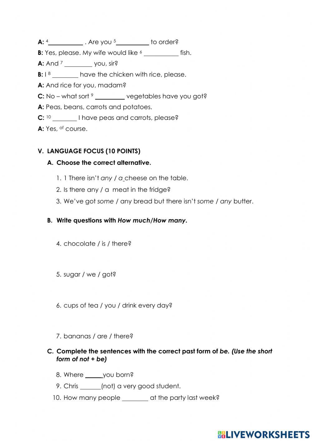 MID-TEST ENGLISH SMT 2