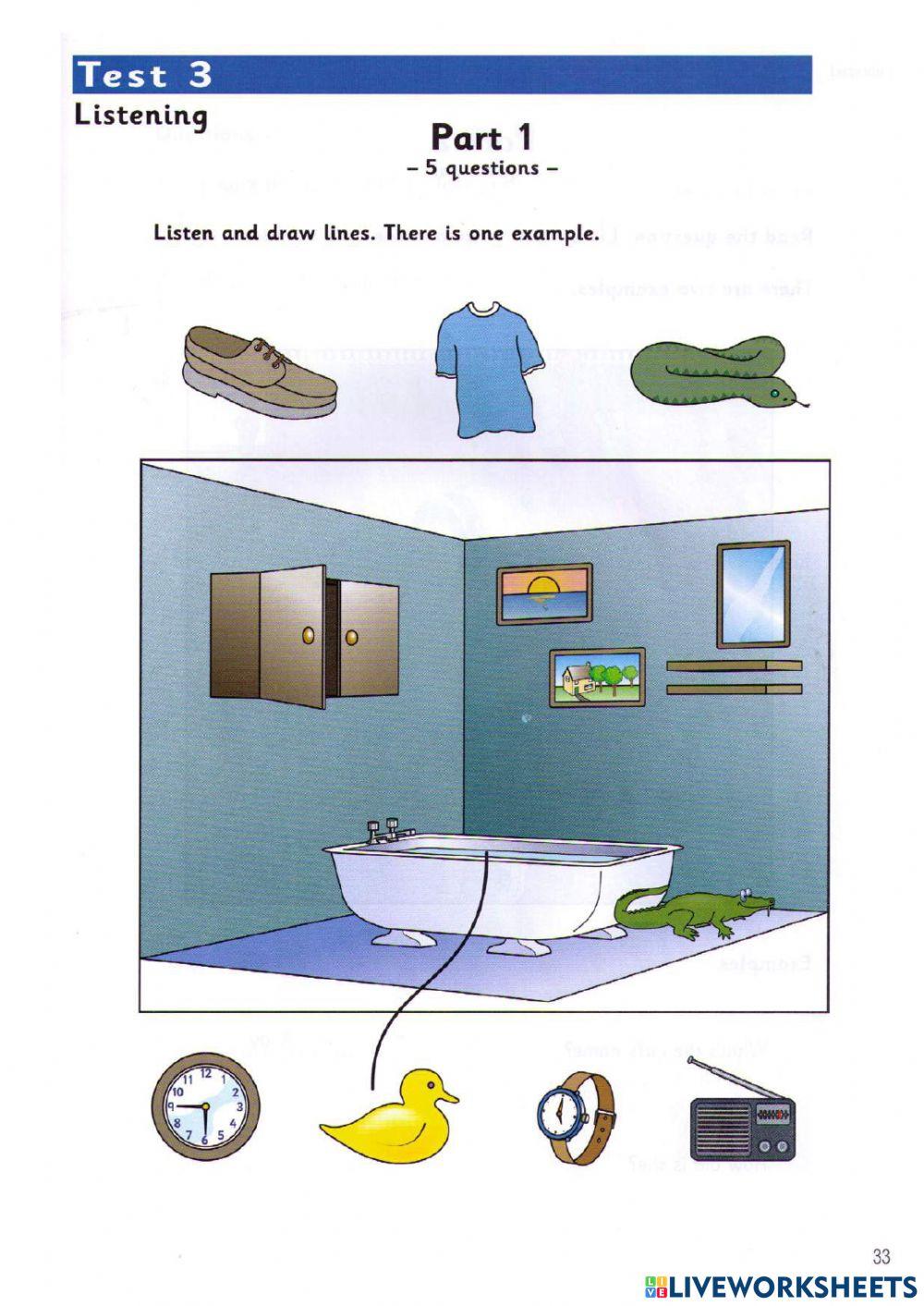 Pre a1 listening 1.3