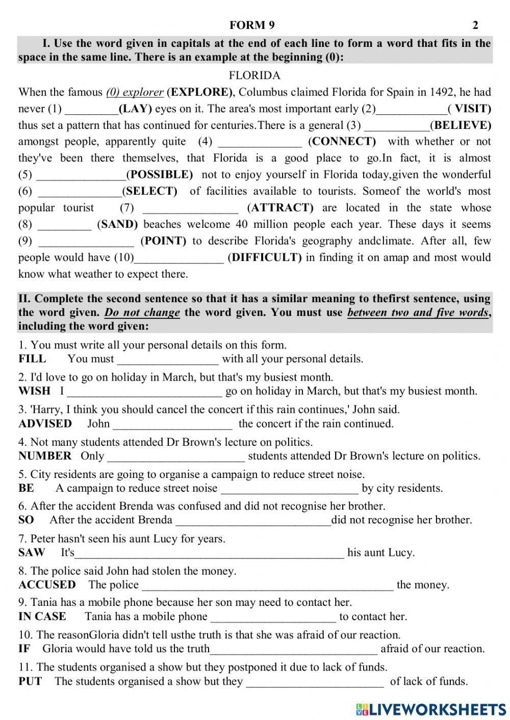 Олимпиада Form 9 (2)