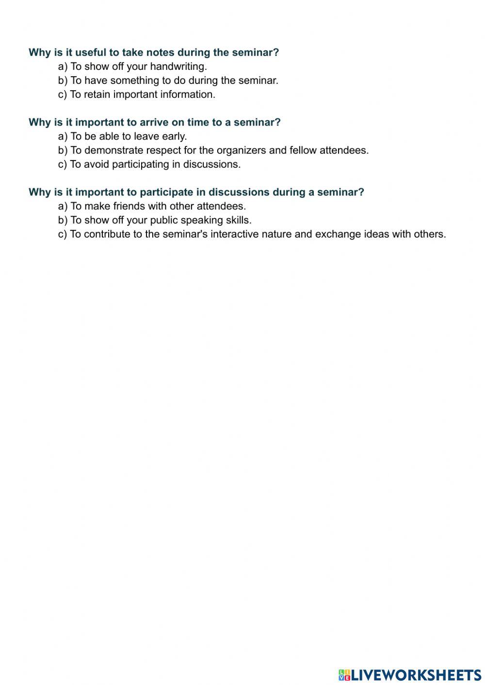 Academic Conference and Scientific Research