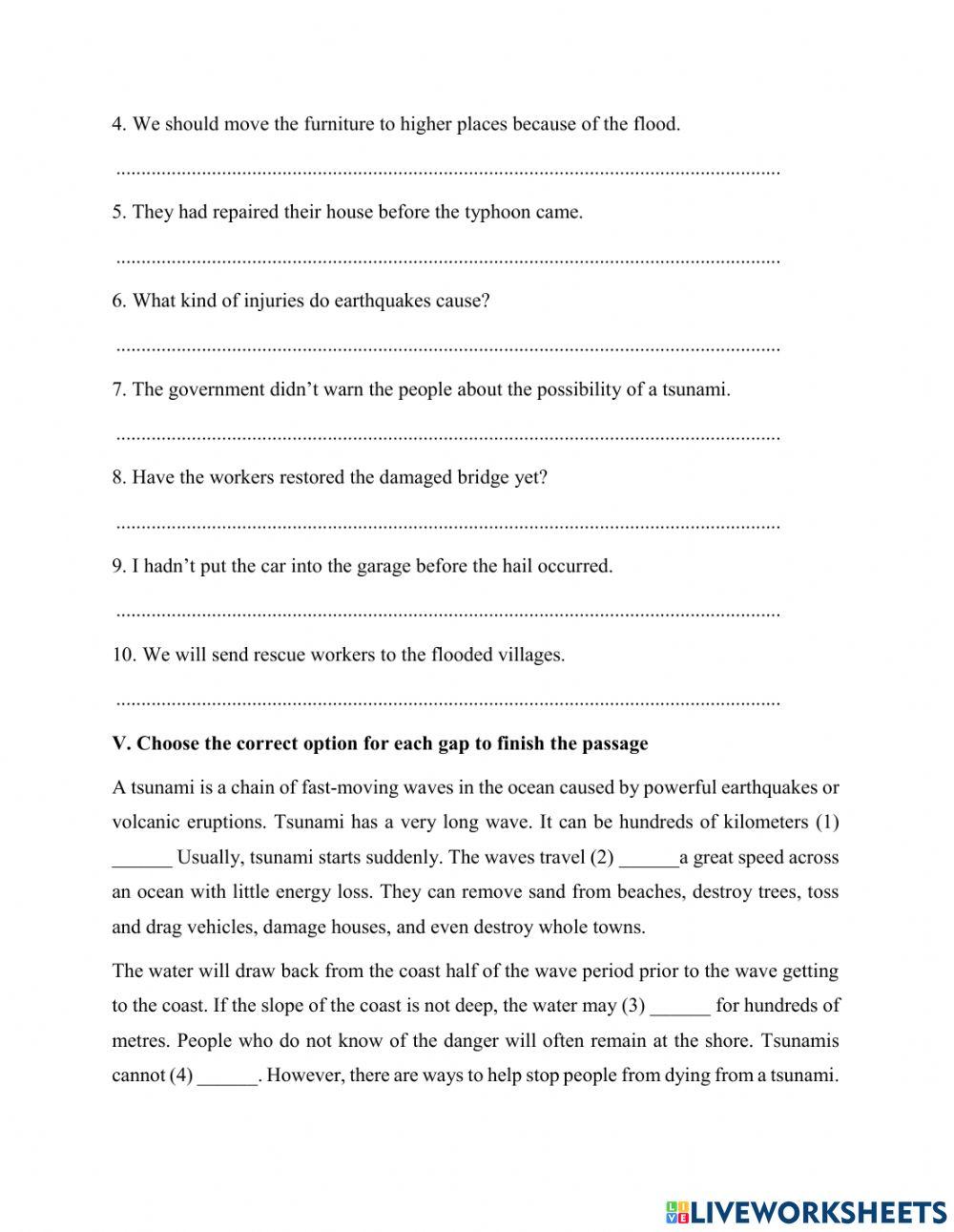 Practice test - Unit 9 - Test 1