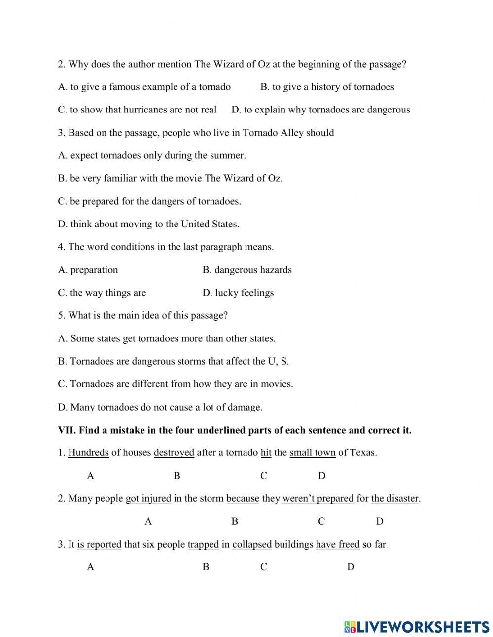 Practice test - Unit 9 - Test 1
