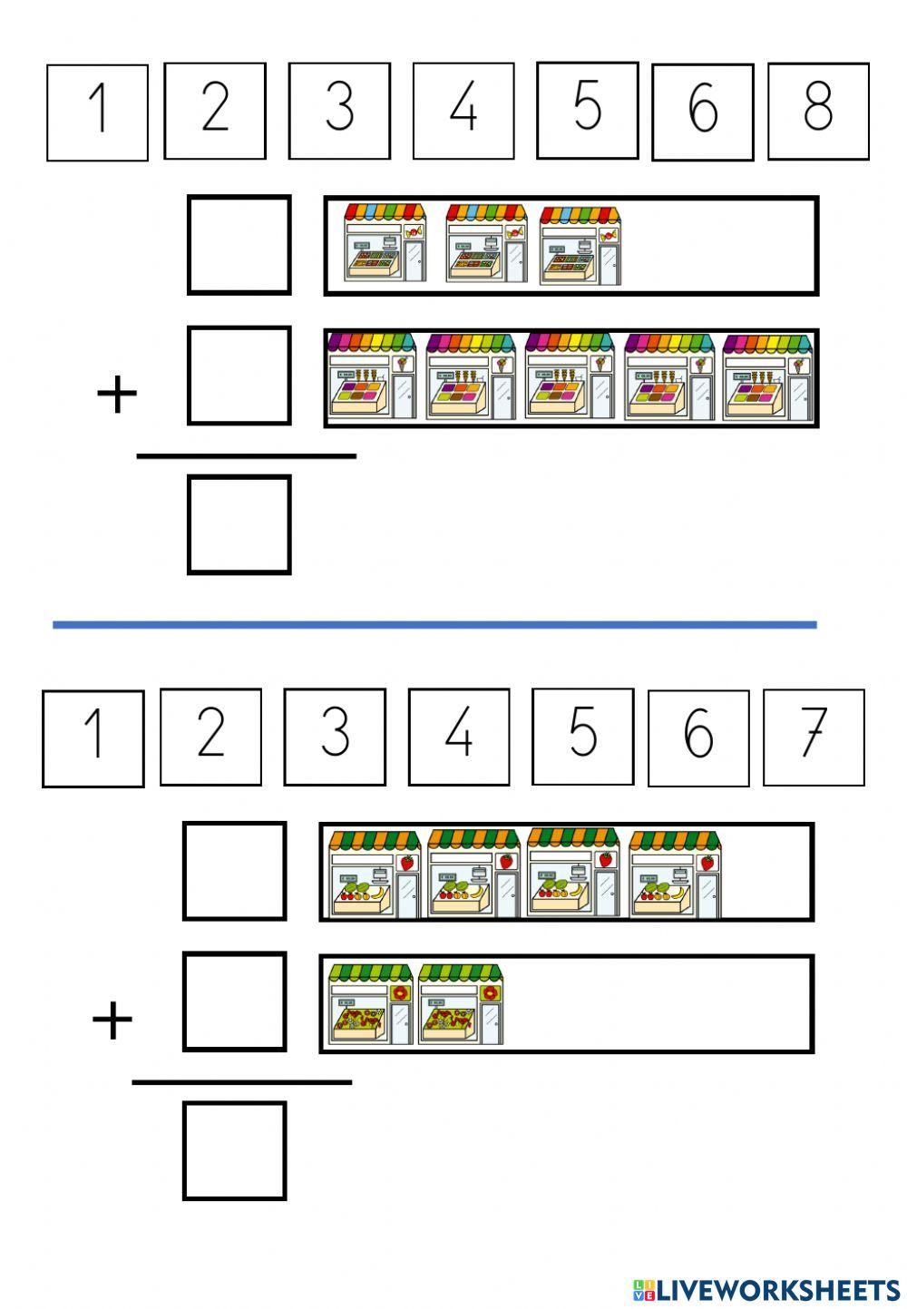 Sumas de las tiendas