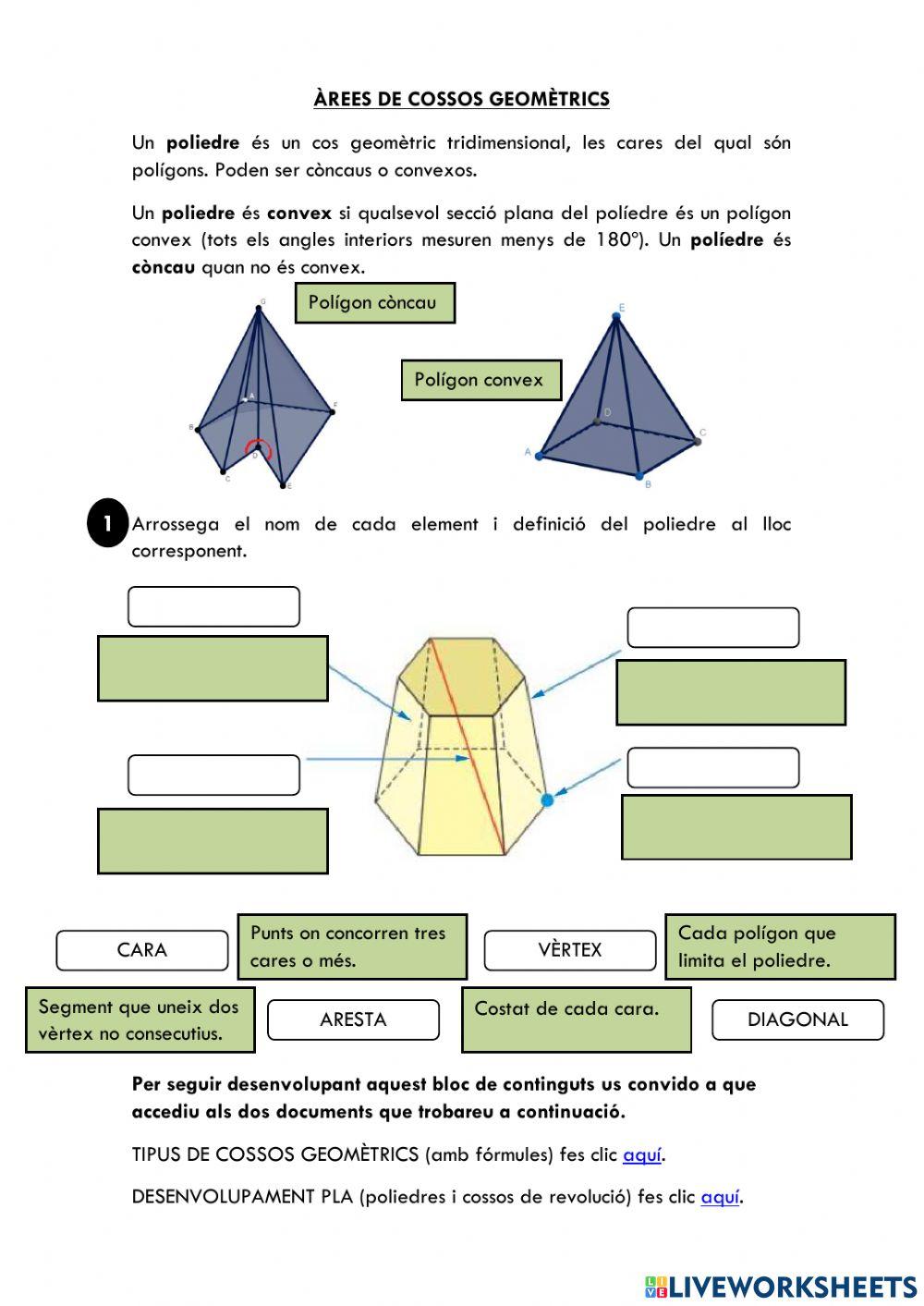 Elements d'un poliedre
