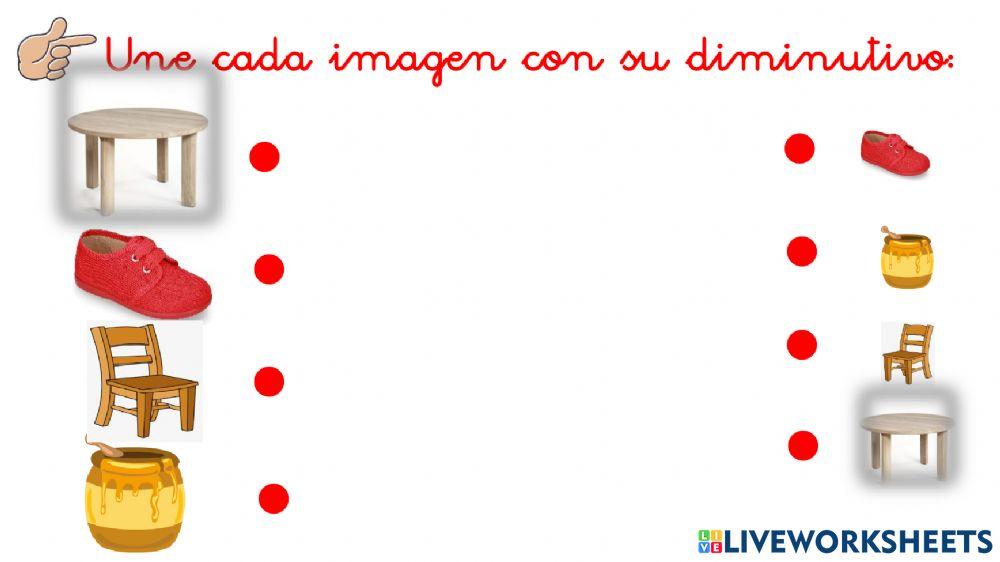 Diminutivos, artículos y verbos