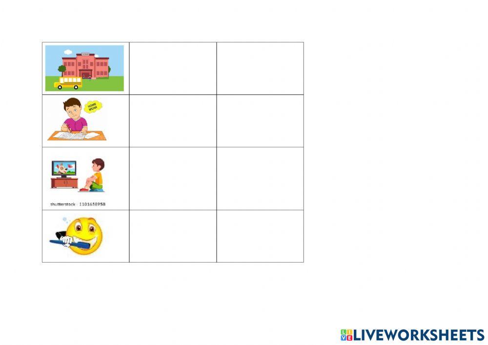 Level I Daily Activities Pic