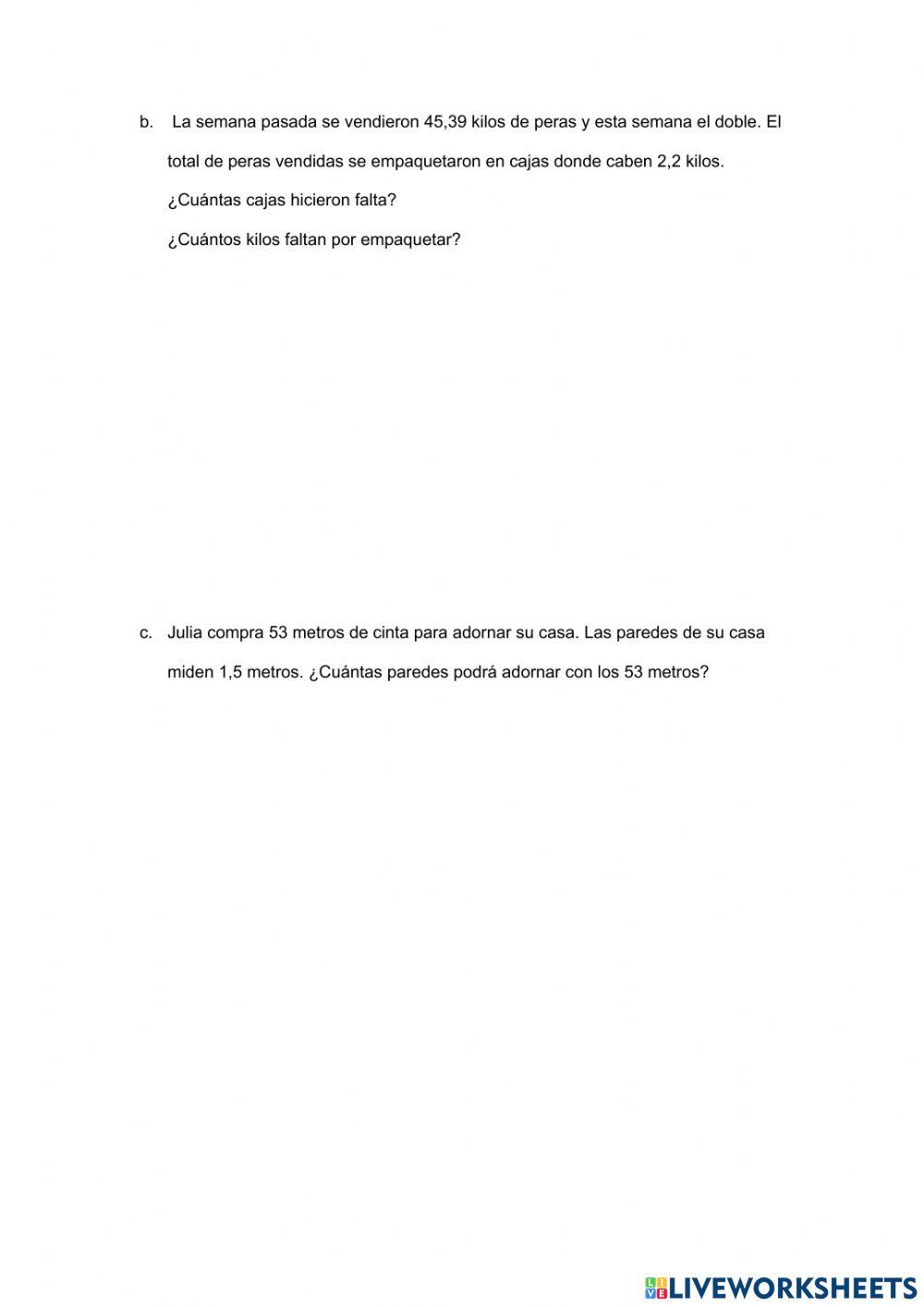 División con fracciones