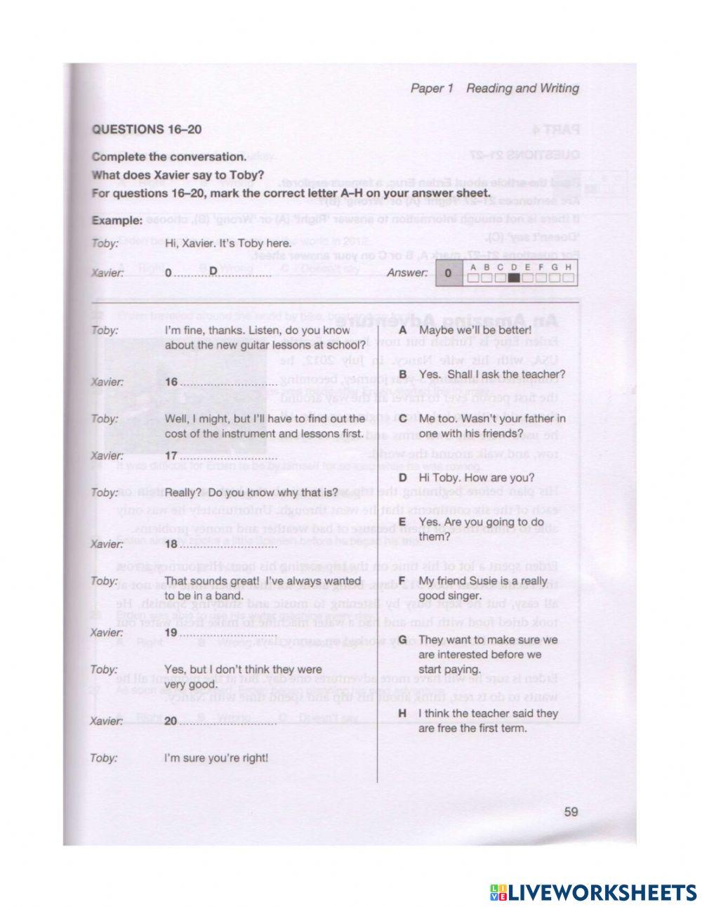 A2 reading test 3 book 2 6947550 van tran live