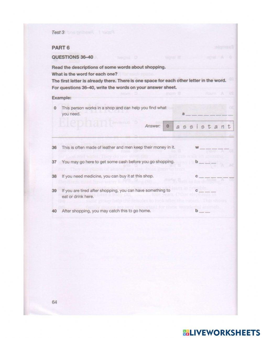 A2 reading test 3 book 2 6947550 van tran live