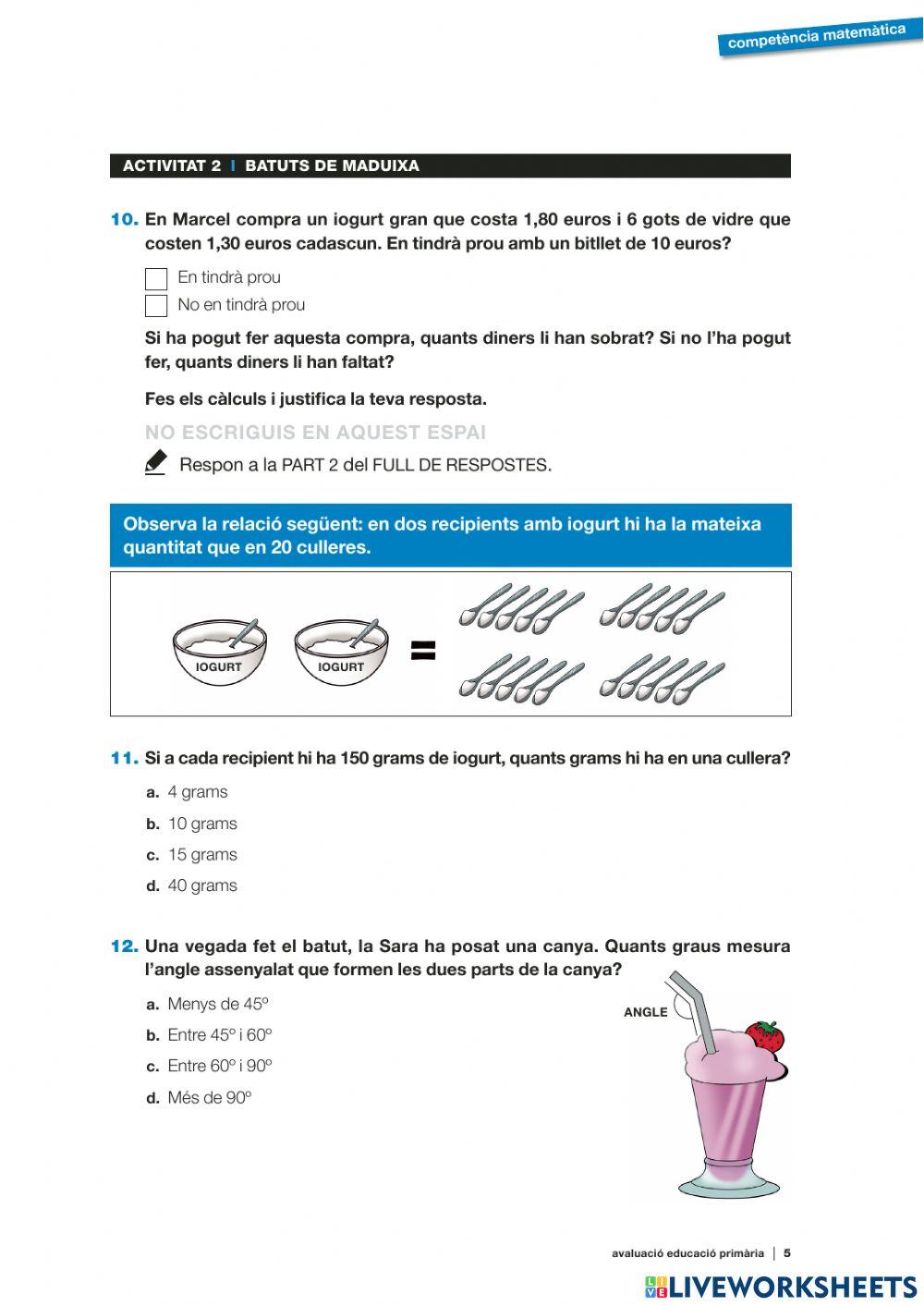 Competència Matemàtiques 20-21
